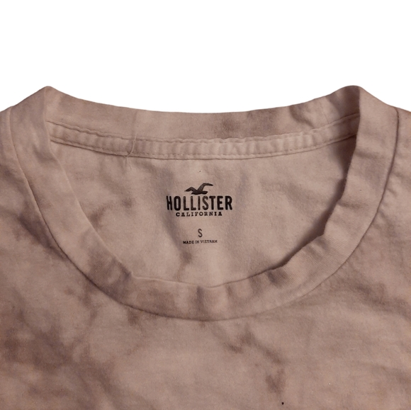 Hollister Tie Dye Shirt with Rose Design Size Small - Picture 3 of 4